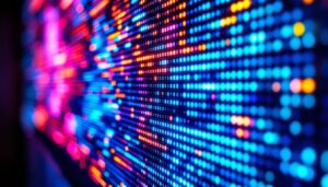 A photograph of a vibrant