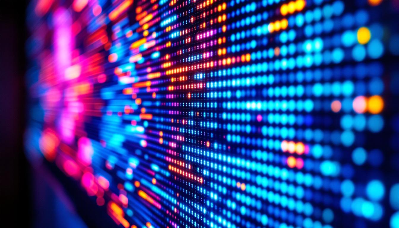 A photograph of a vibrant