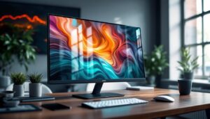 A photograph of a sleek