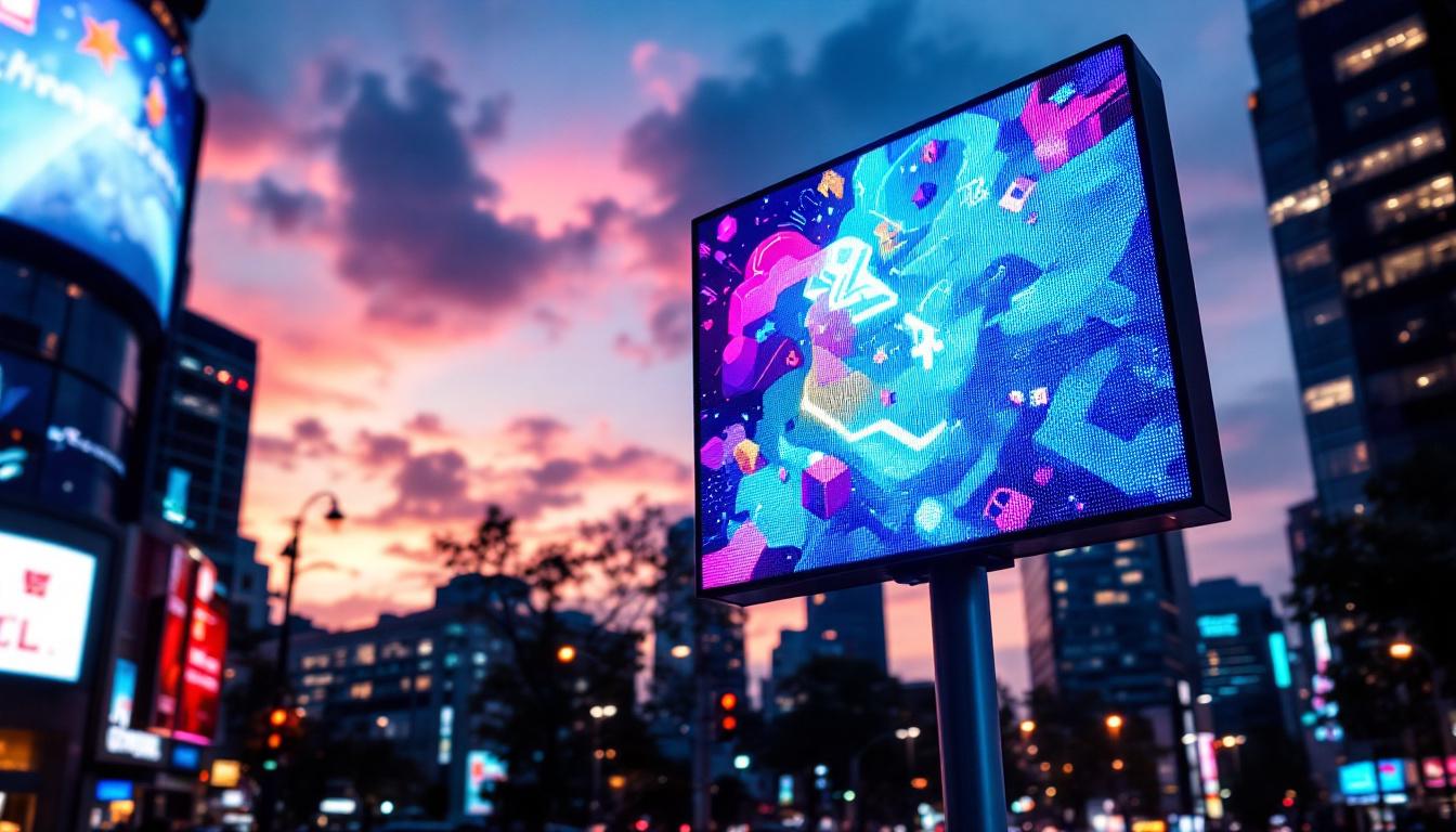 A photograph of a vibrant