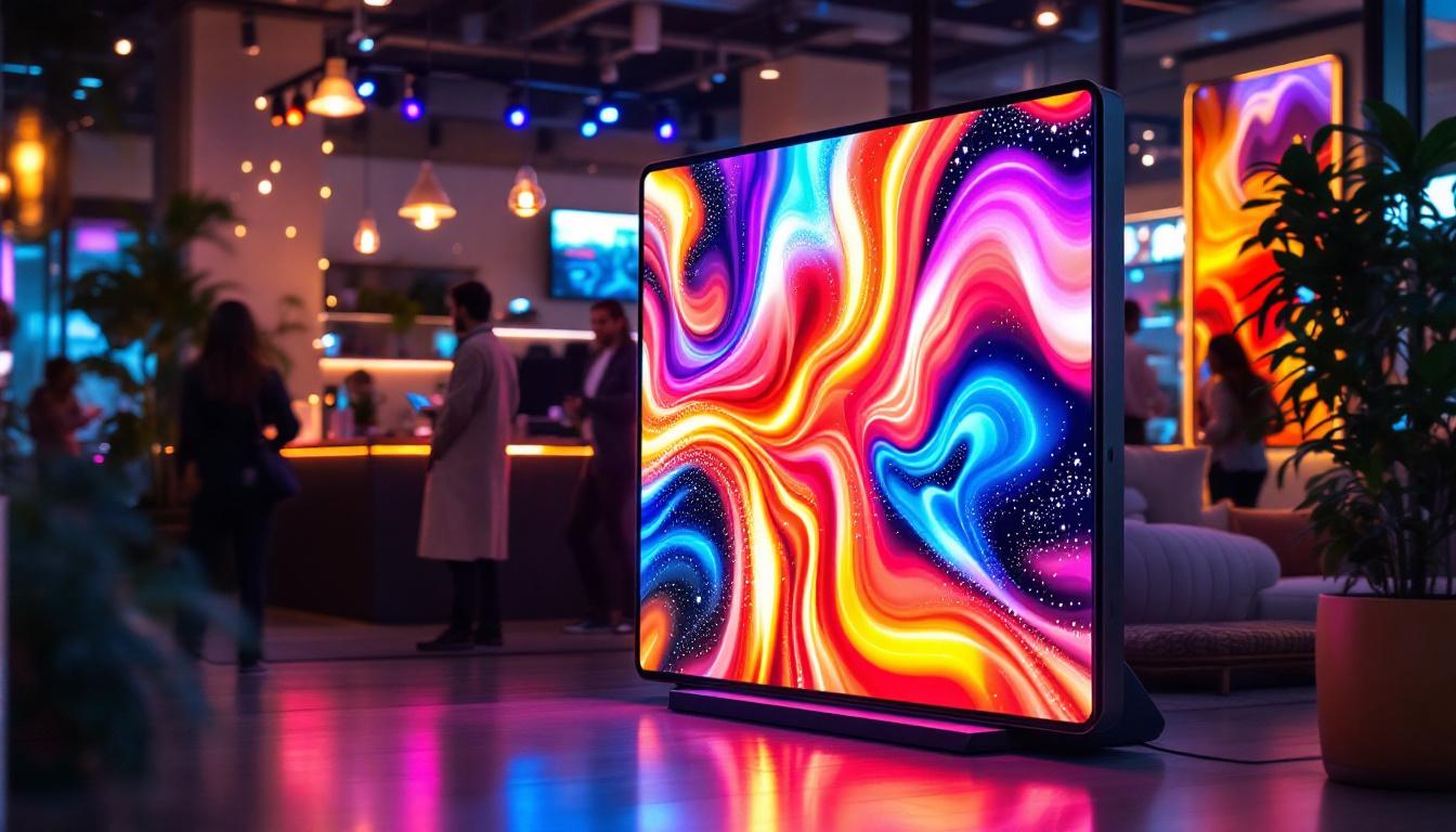 A photograph of a vibrant