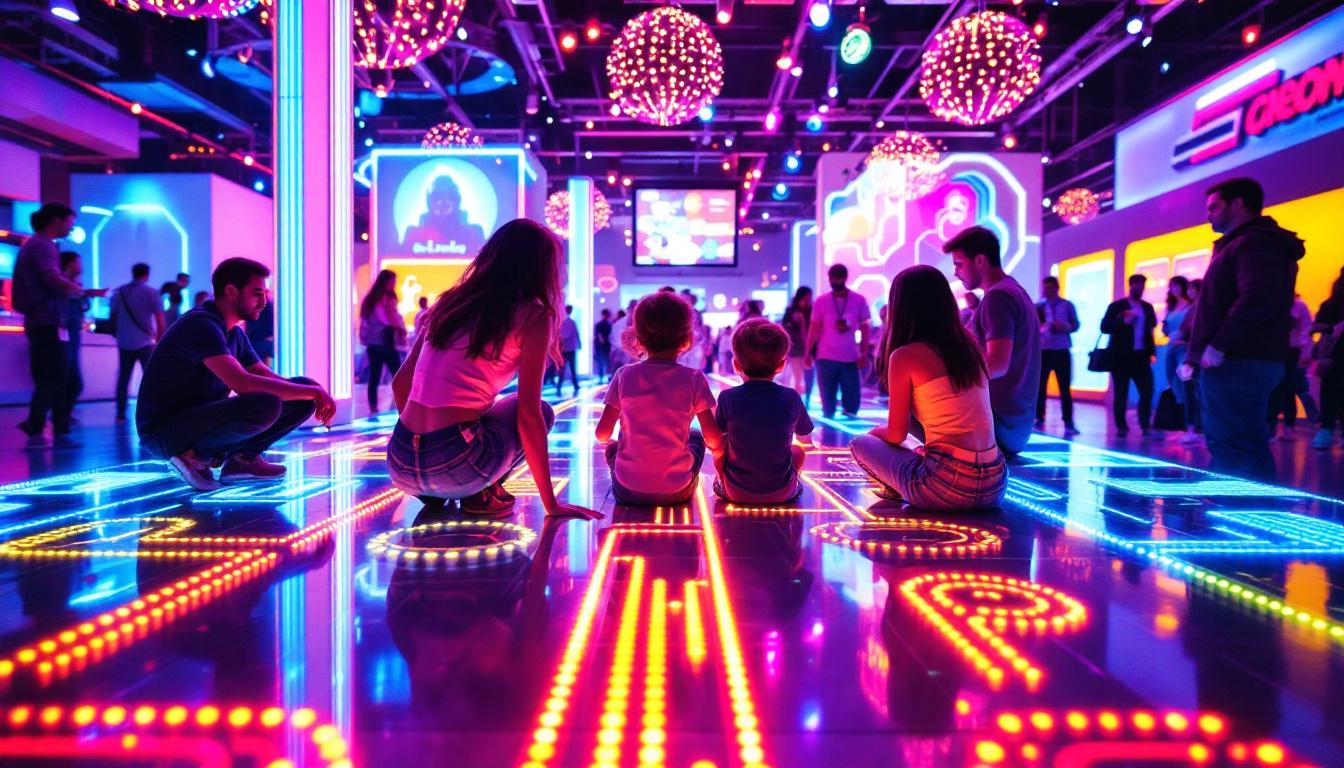 A photograph of a vibrant
