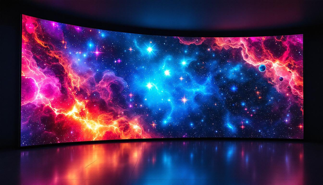 A photograph of a vibrant