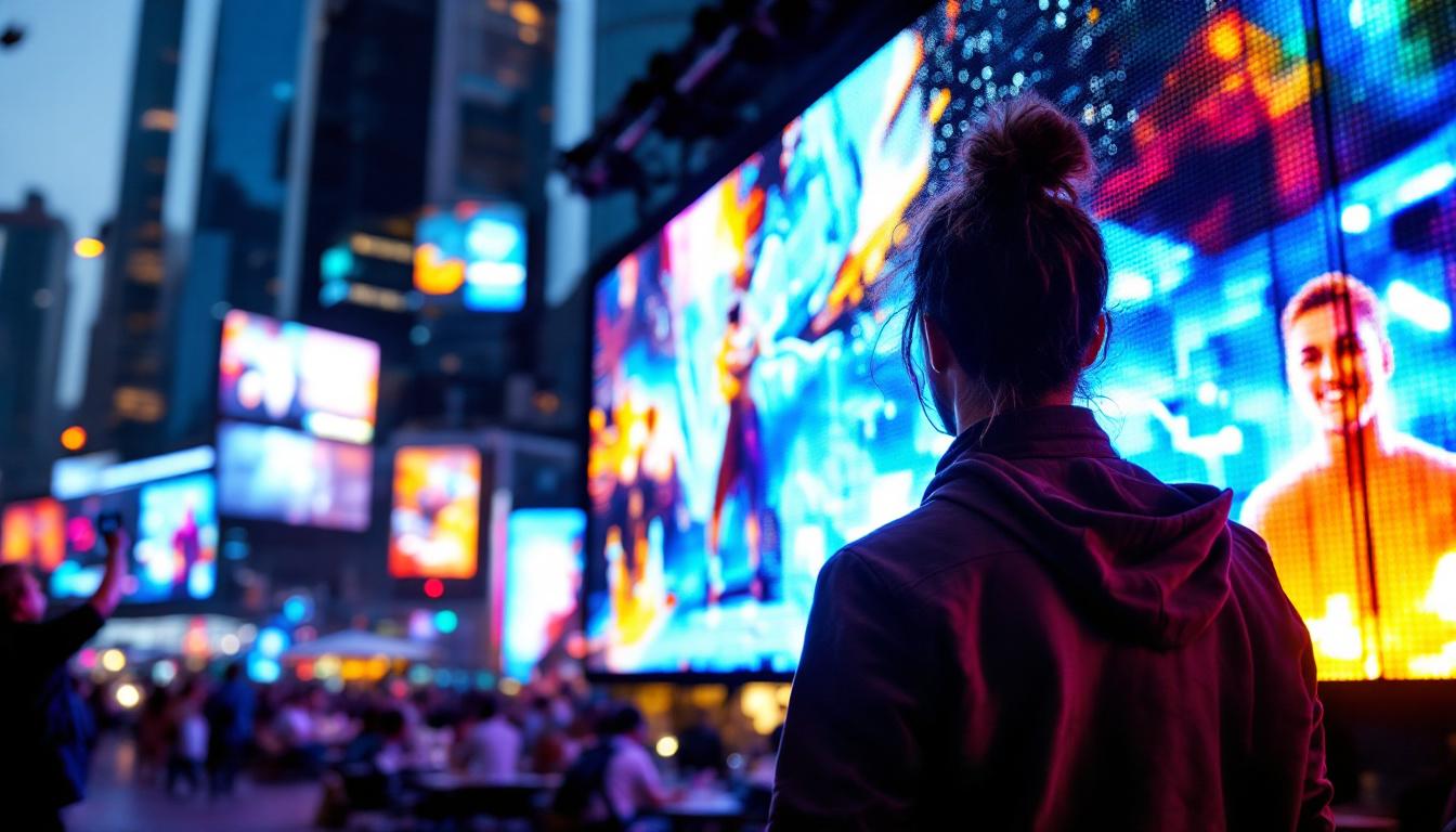 A photograph of a vibrant