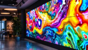 A photograph of a vibrant