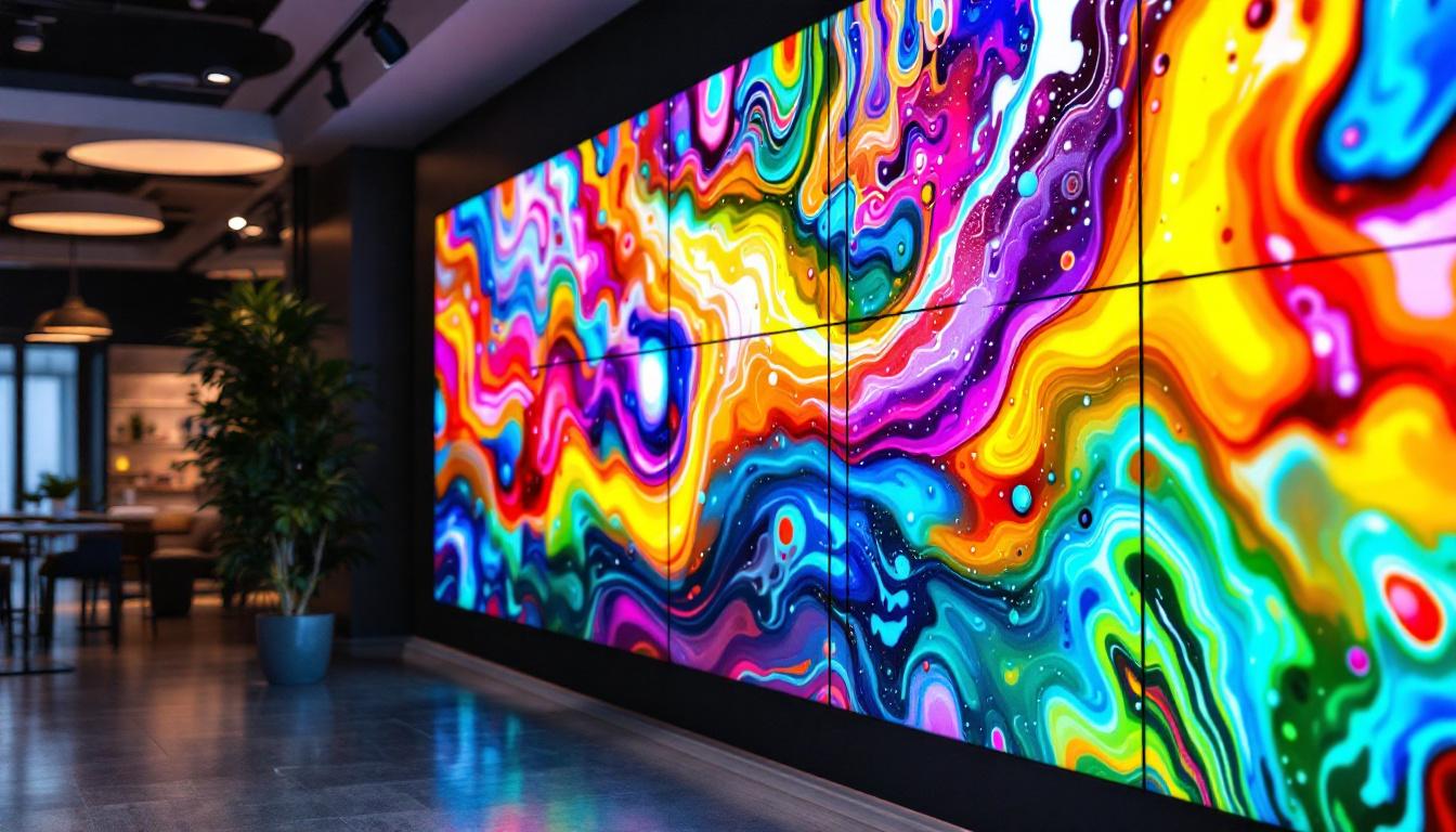 A photograph of a vibrant