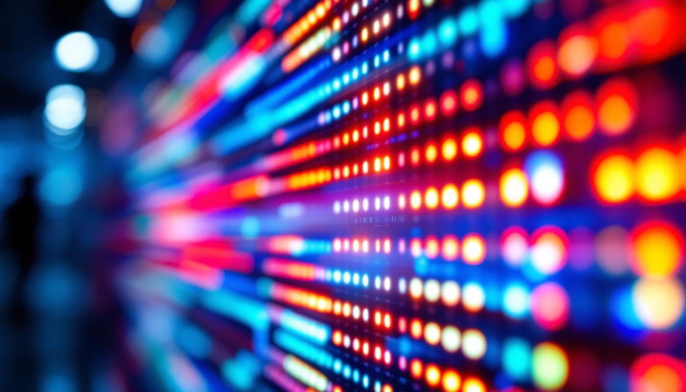 A photograph of a vibrant