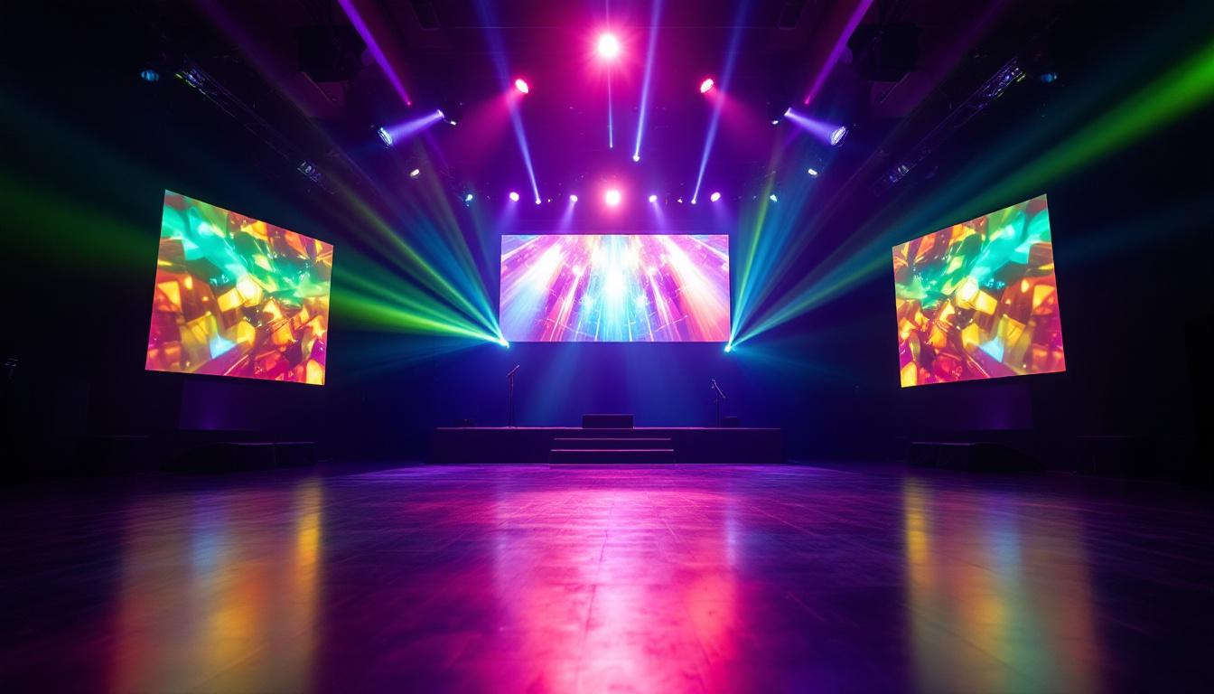 A photograph of capture a photograph of the vibrant led display at life center ministries in harrisburg
