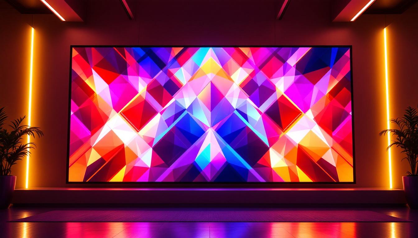 A photograph of a vibrant