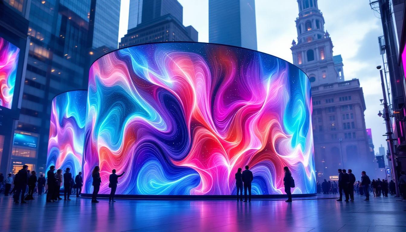 A photograph of a vibrant