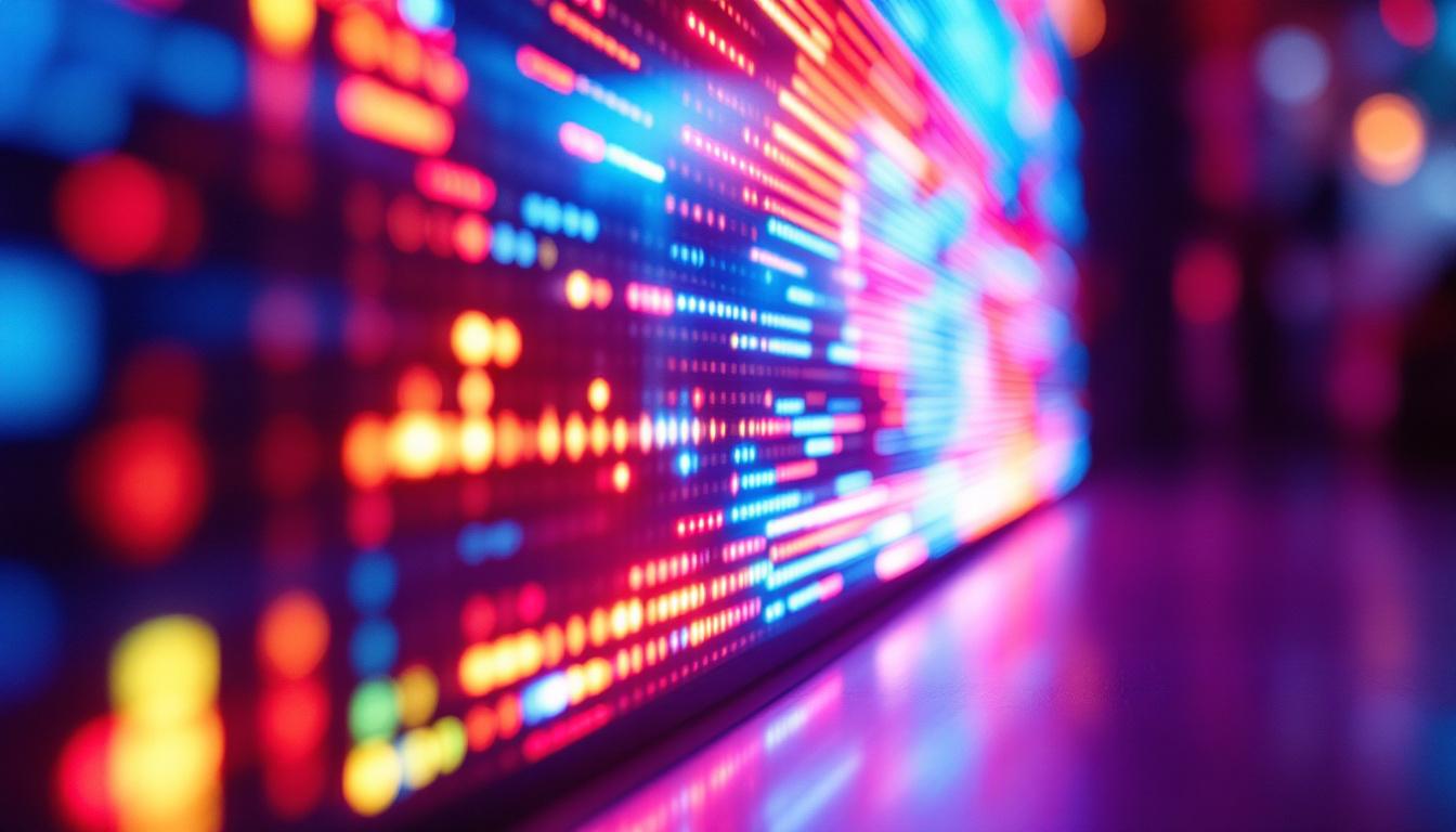 A photograph of a vibrant