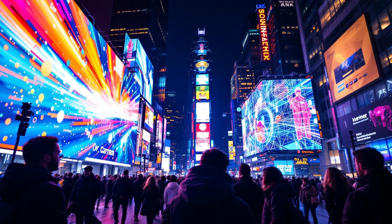 A photograph of a vibrant