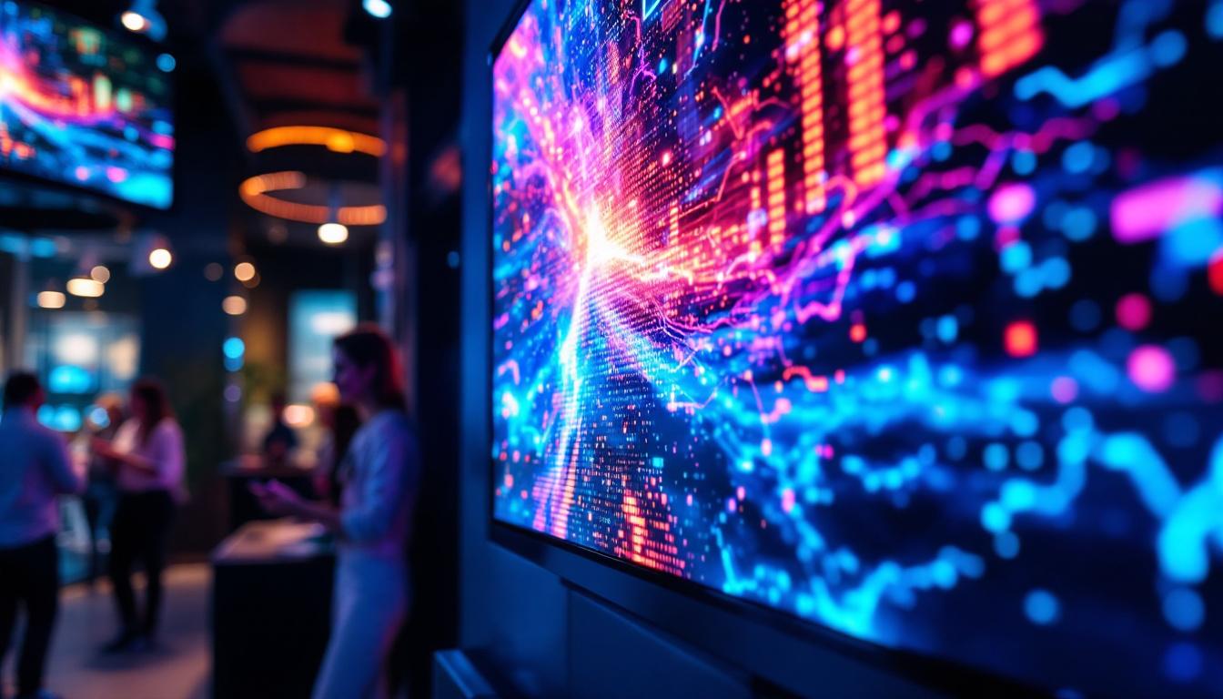 A photograph of a vibrant