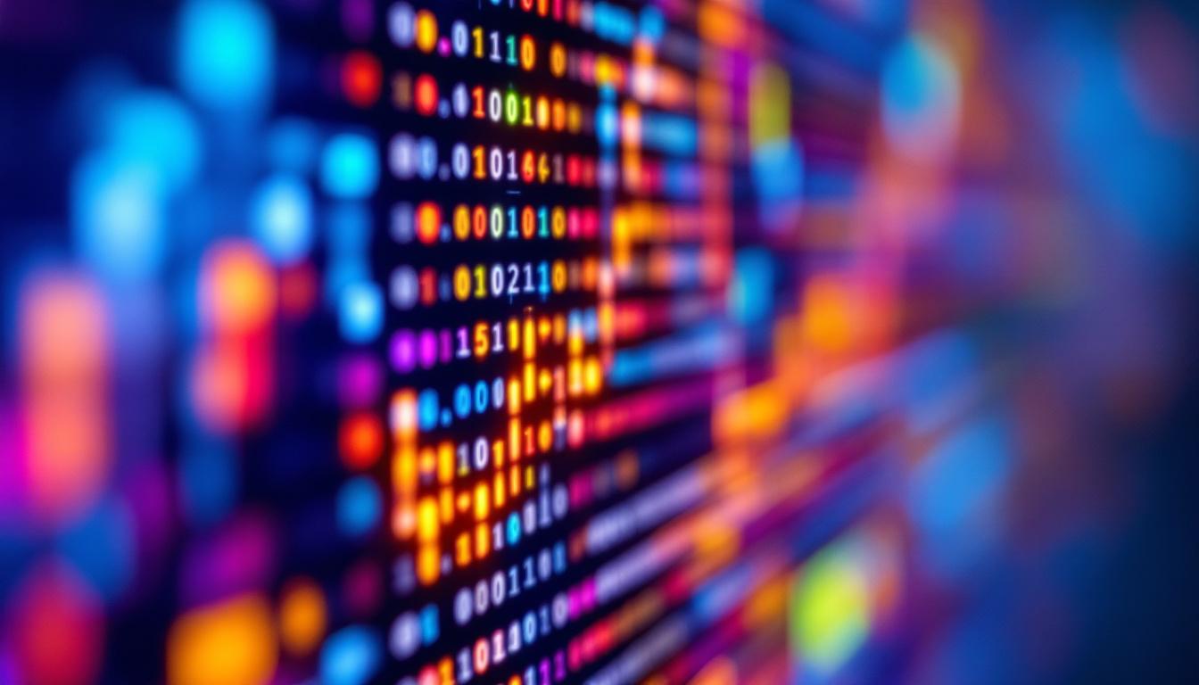 A photograph of a close-up of an led display screen showing vibrant colors and sharp details
