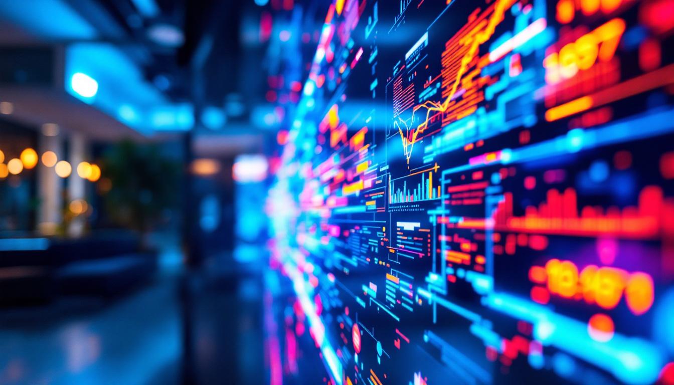 A photograph of a vibrant