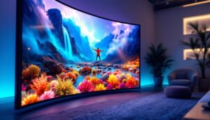 A photograph of a vibrant