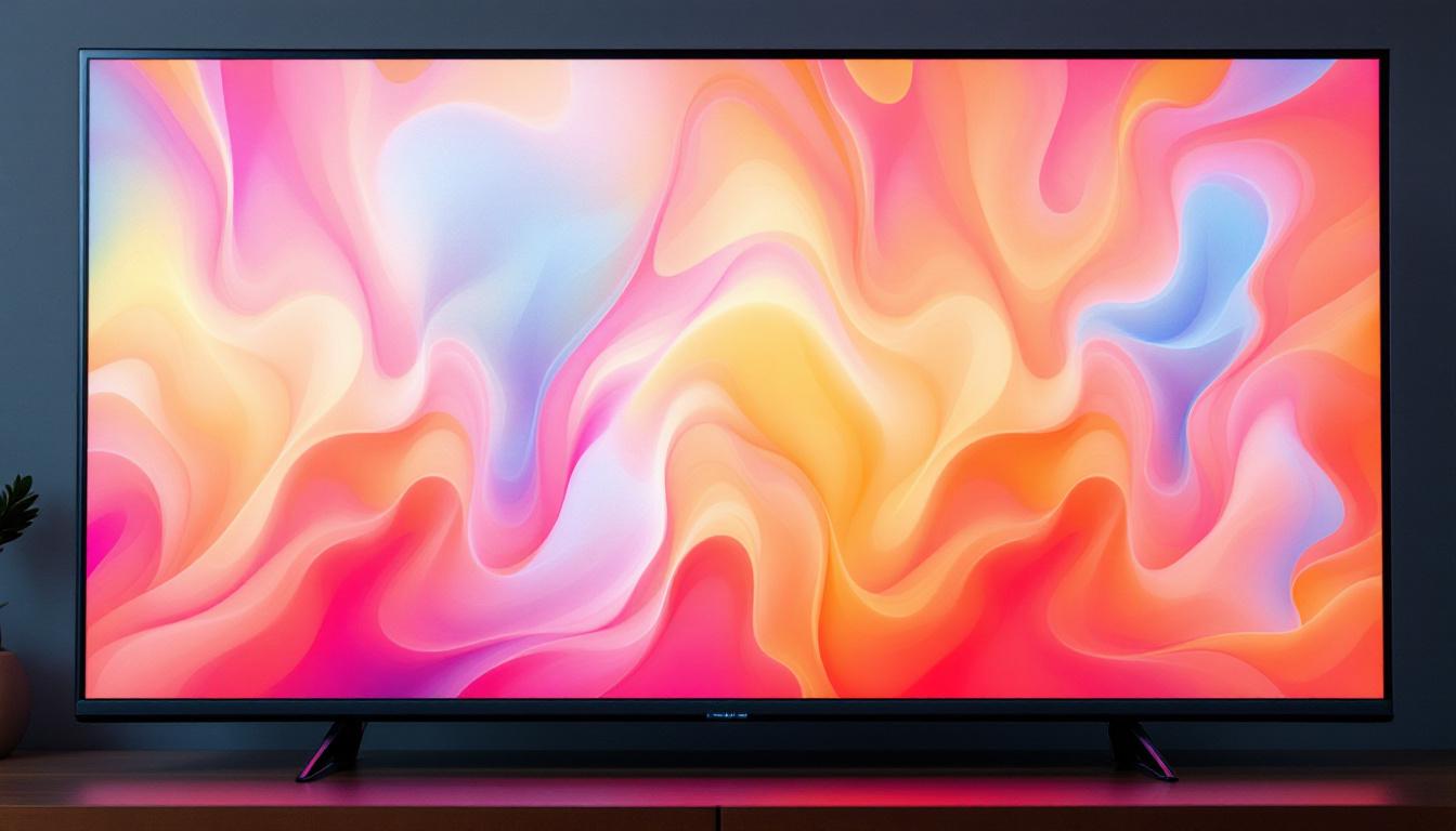 A photograph of a side-by-side comparison of an led tv and an lcd tv