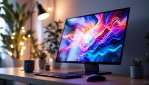 A photograph of a sleek