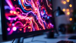 A photograph of a sleek