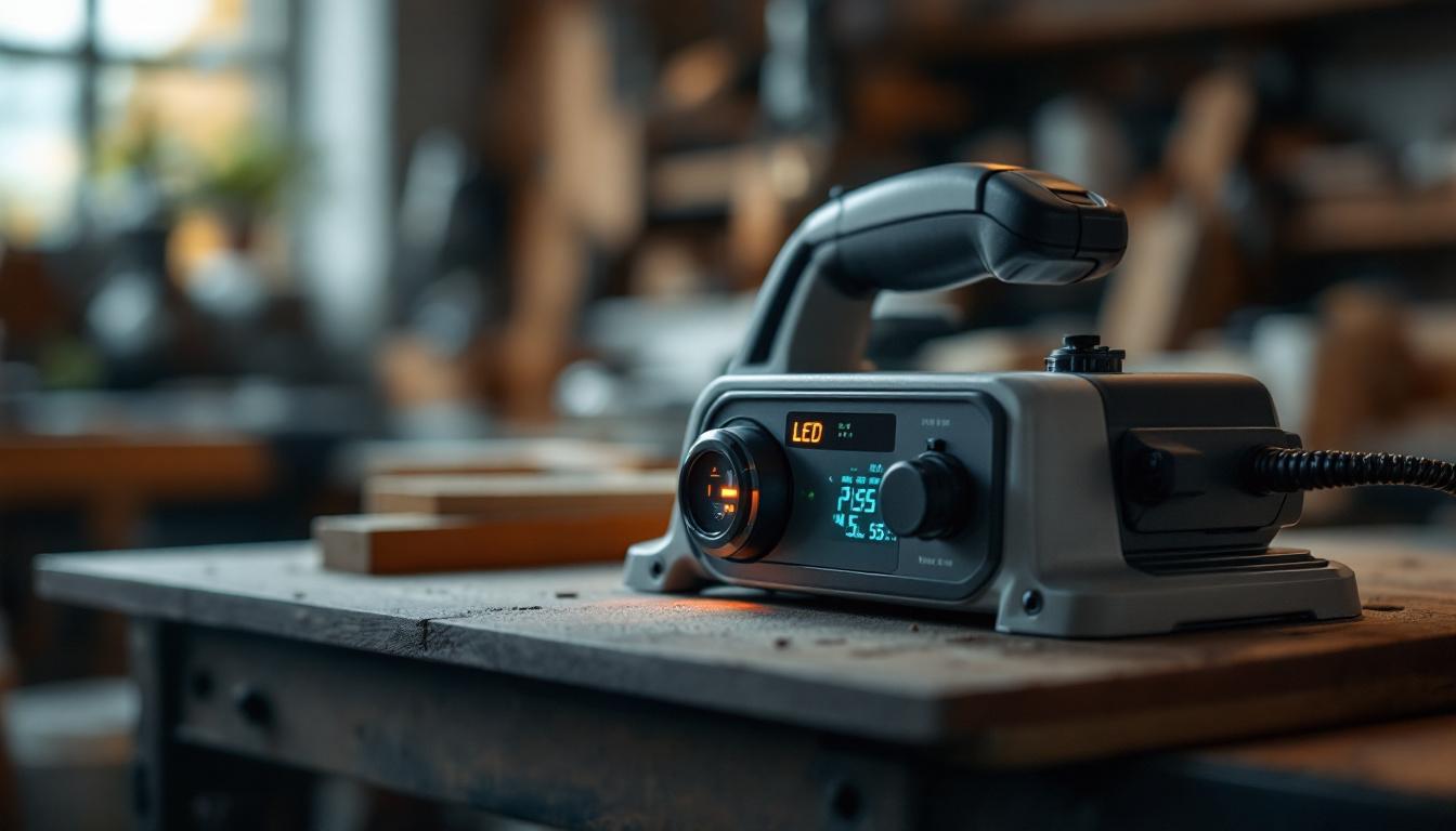 A photograph of a sleek