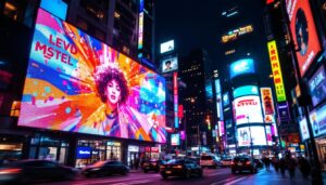 A photograph of a vibrant