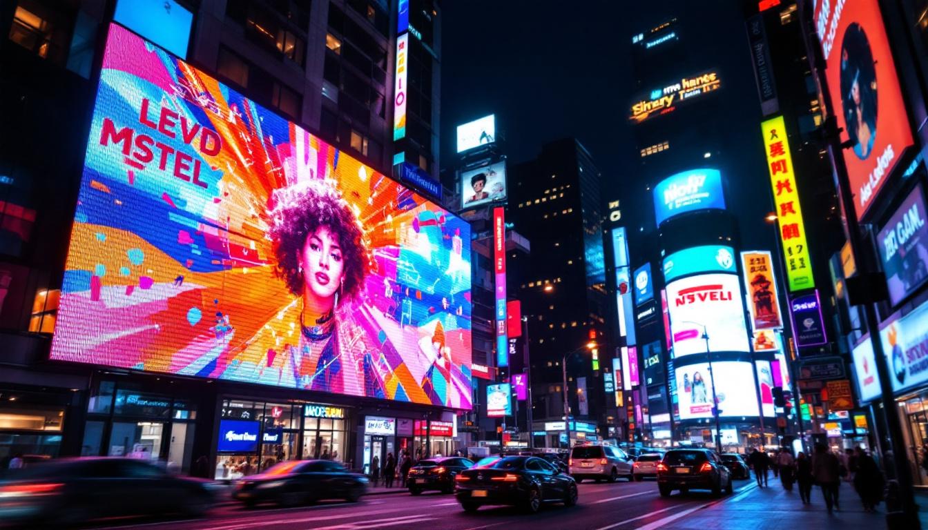 A photograph of a vibrant