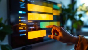 A photograph of capture a photograph of the simplicity planner's led display in a well-lit setting