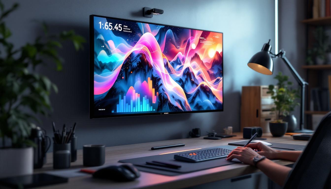 A photograph of a sleek