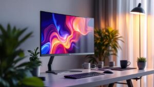 A photograph of a sleek
