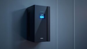 A photograph of a sleek