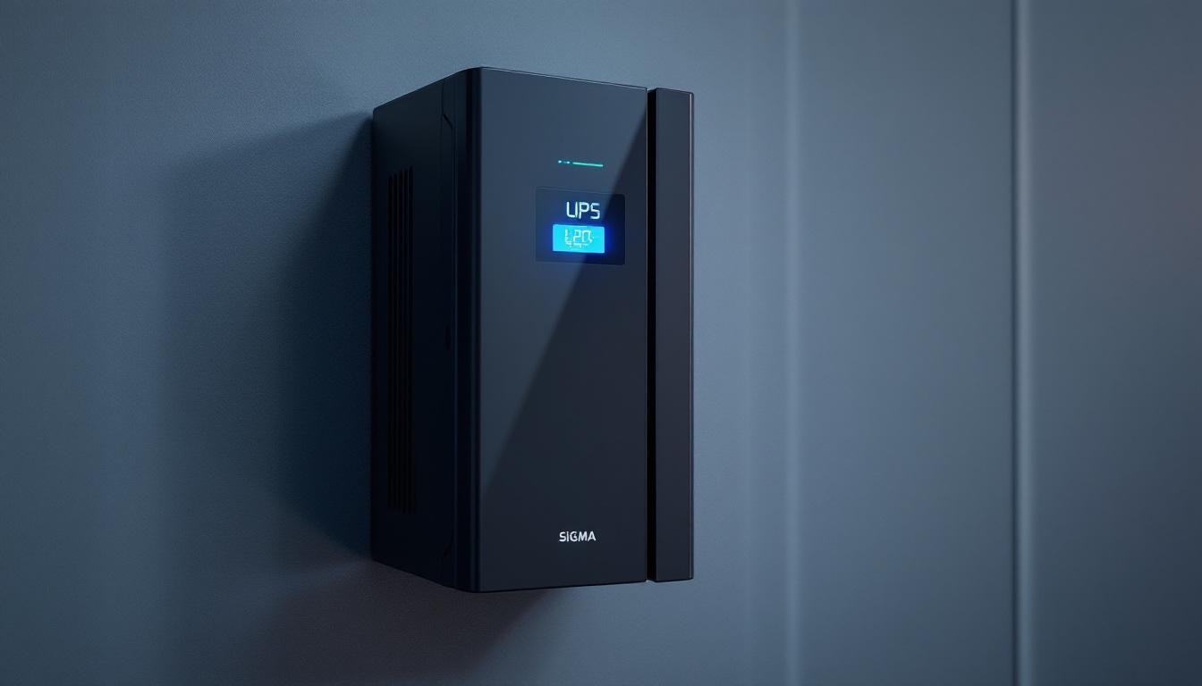 A photograph of a sleek