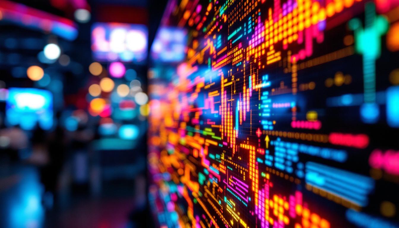 A photograph of a vibrant