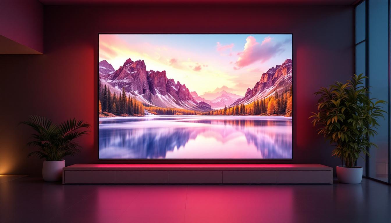 A photograph of a vibrant