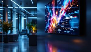 A photograph of a sleek