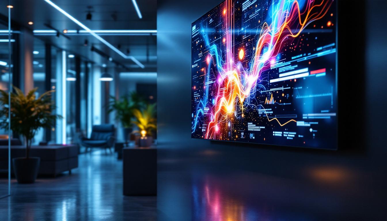 A photograph of a sleek