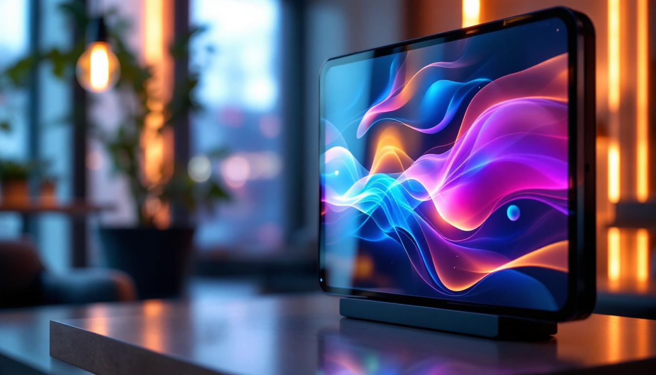 A photograph of a sleek
