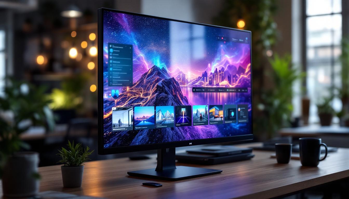 A photograph of a sleek
