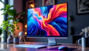 A photograph of a sleek