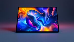 A photograph of a sleek