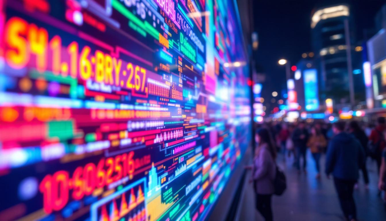 A photograph of a vibrant