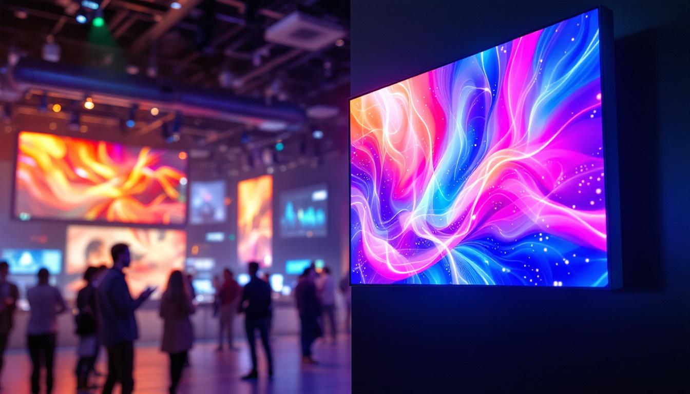 A photograph of a vibrant