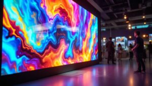 A photograph of a vibrant