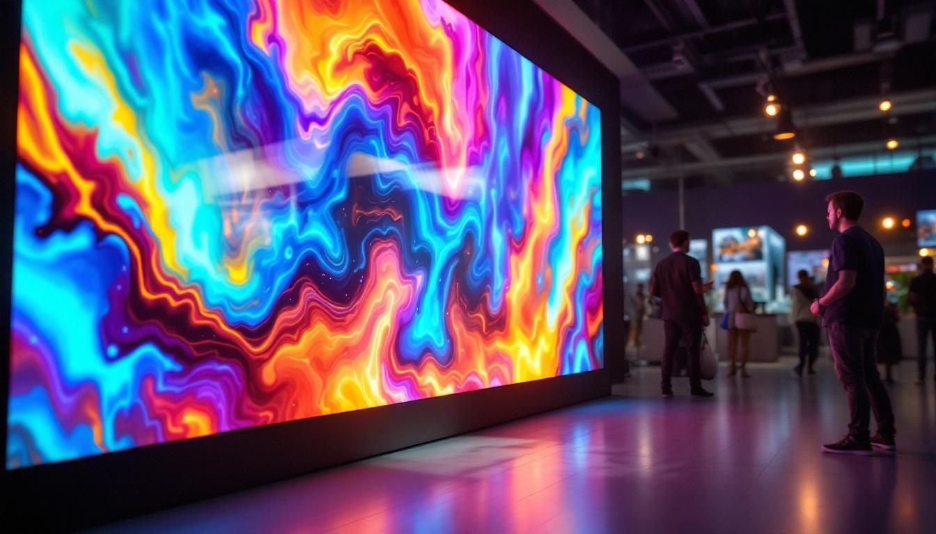 A photograph of a vibrant