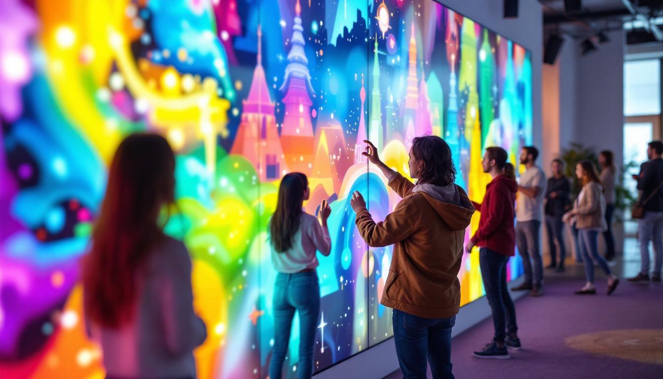 A photograph of a vibrant