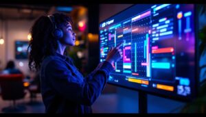 A photograph of a sleek