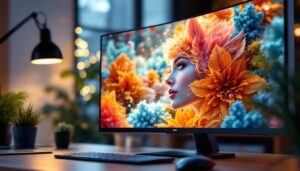 A photograph of a sleek