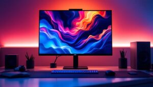 A photograph of a sleek