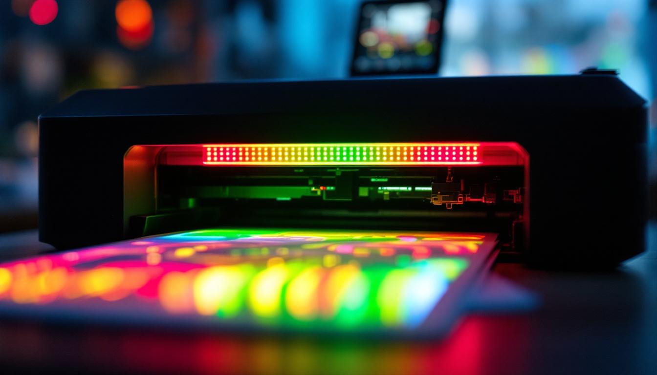 A photograph of a close-up shot of a vibrant