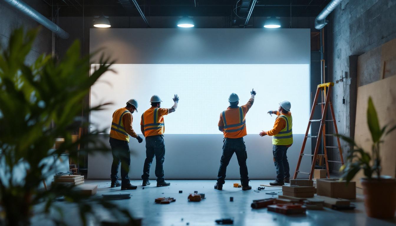 A photograph of a well-lit