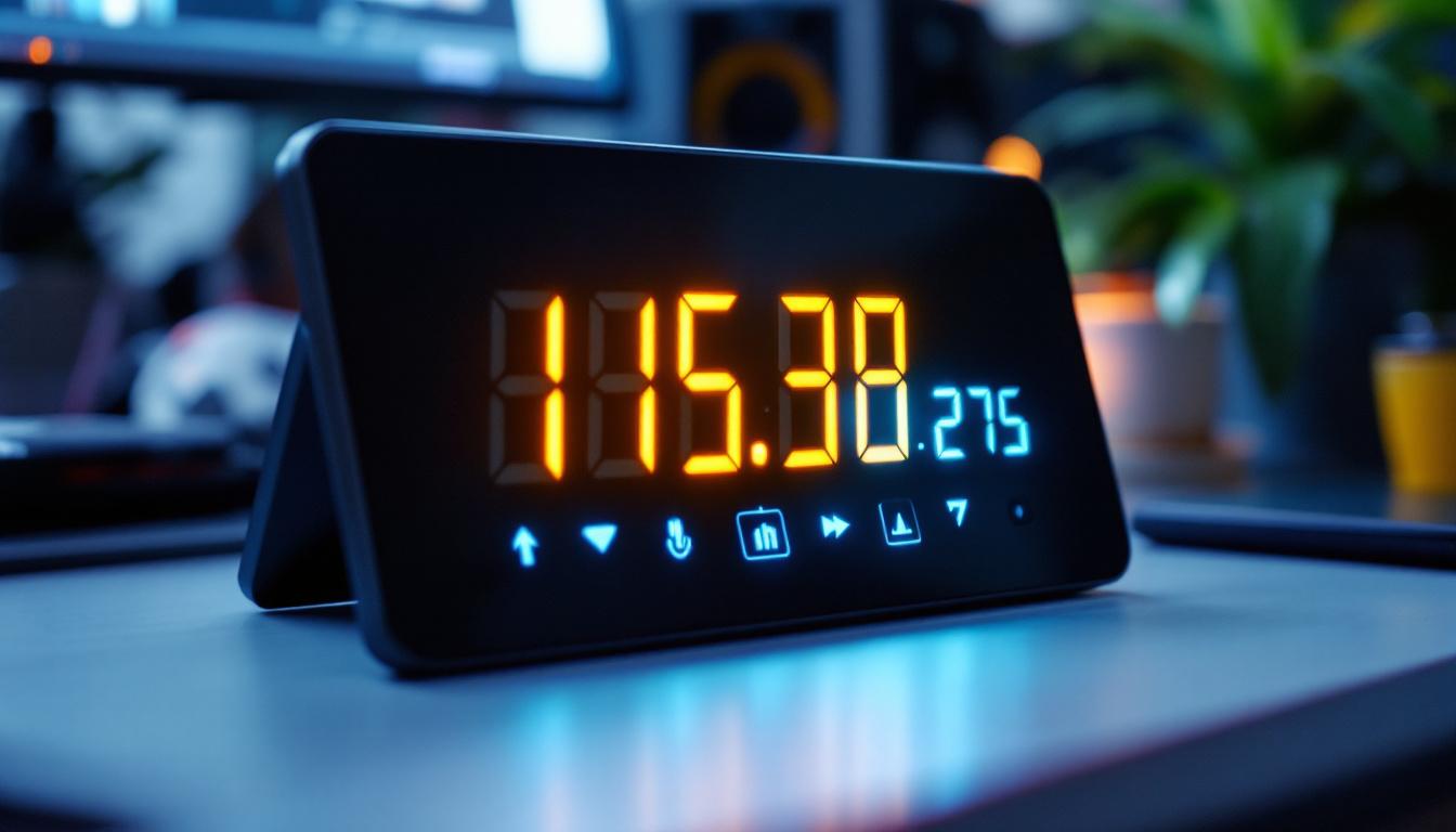 A photograph of a close-up shot of a sleek